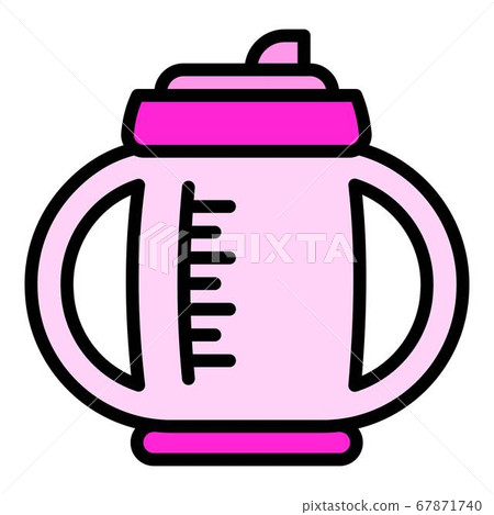 Mug sippy cup icon, outline style Mug sippy cup icon, outline style 67871740