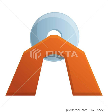 Blacksmith circular equipment icon, cartoon style Blacksmith circular equipment icon, cartoon style 67872278