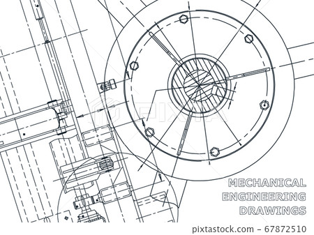 Computer aided design systems. Technical... - Stock Illustration ...
