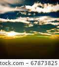 distant landscape in the morning 3d rendering 67873825