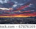 燃燒的首爾天空的光芒 67876169