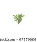 environment guard logo with a tree in green shield 67879006