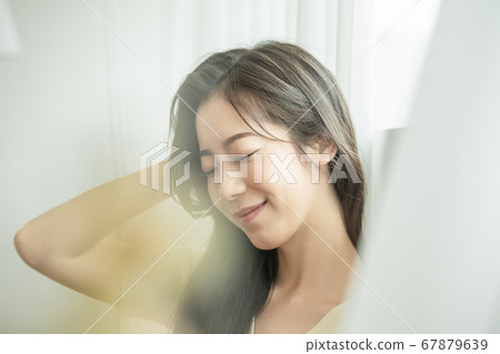 生活方式，女人，白色 67879639