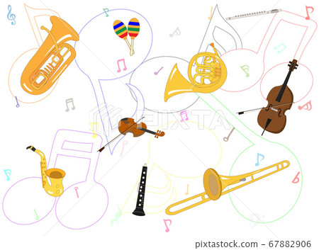 Musical instrument background material 67882906