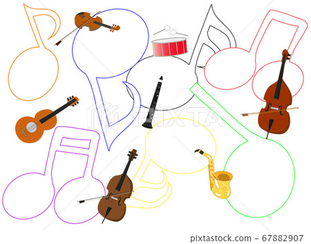 樂器背景素材 67882907