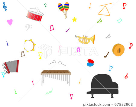 樂器背景素材 67882908