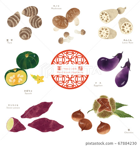 秋季藥膳-1 / 手繪成分圖解 67884230