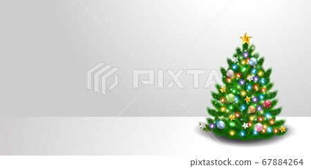 聖誕樹冬天房間背景 67884264