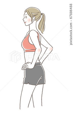 A woman to sport A woman to sport 67886488