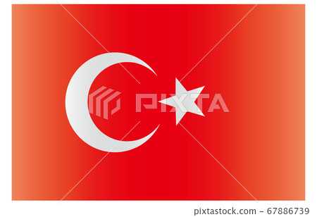 New World Flag 2:3 Ver Gradation Turkey New World Flag 2:3 Ver Gradation Turkey 67886739