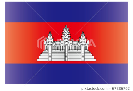 New World Flag 2:3 Ver gradation Cambodia New World Flag 2:3 Ver gradation Cambodia 67886762