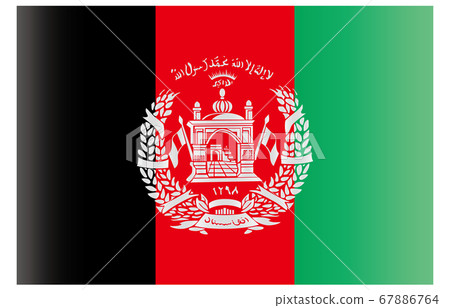 New World Flag 2:3 Ver gradation Afghanistan New World Flag 2:3 Ver gradation Afghanistan 67886764