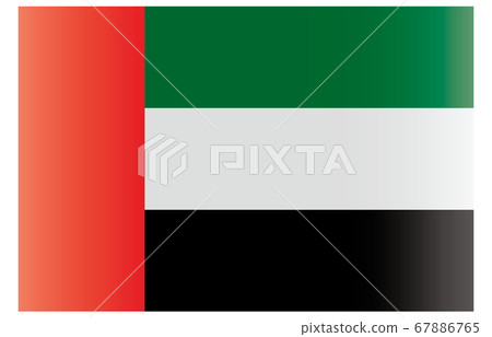 New World Flag 2:3 Ver Gradation United Arab Emirates New World Flag 2:3 Ver Gradation United Arab Emirates 67886765