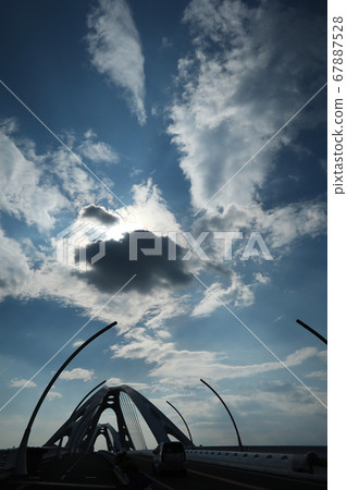 Toyota Ohashi, which draws an arch in the sky <Toyota City, Aichi Prefecture> 67887528