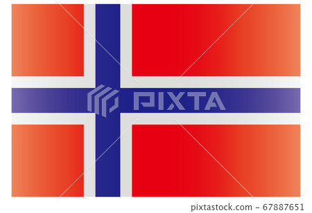 New World Flag 2:3 Ver gradation Norway 67887651