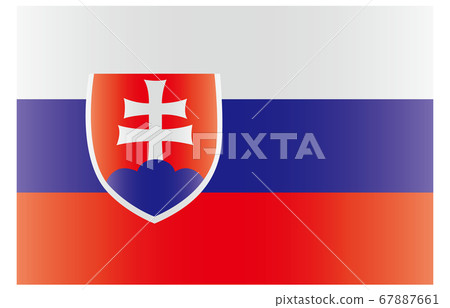 New World Flag 2:3 Ver gradation Slovakia 67887661