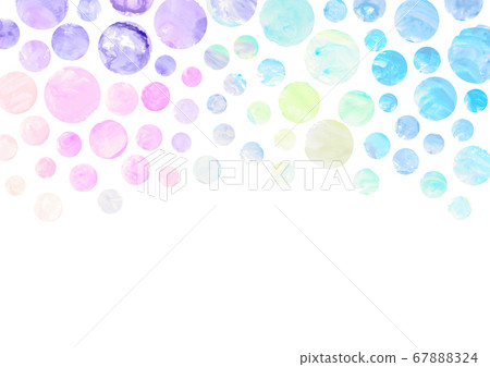 Polka dot pattern texture background watercolor... - Stock Illustration ...