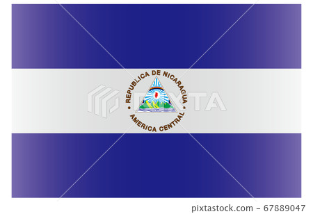 New World Flag 2:3 Ver gradation Nicaragua New World Flag 2:3 Ver gradation Nicaragua 67889047