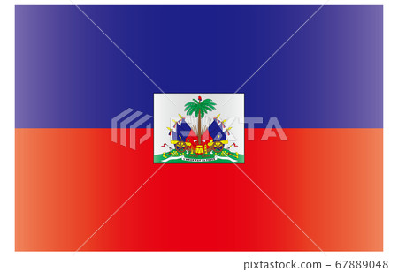 New World Flag 2:3 Ver gradation Haiti 67889048