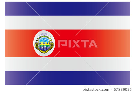New World Flag 2:3 Ver Gradation Costa Rica New World Flag 2:3 Ver Gradation Costa Rica 67889055