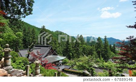 八雲山華嚴寺文樂堂的景色<岐阜縣宜比郡> 67889146