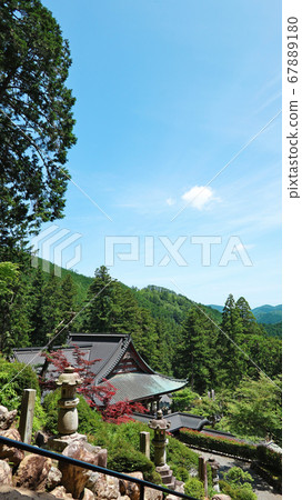 八雲山華嚴寺文樂堂的景色<岐阜縣宜比郡> 八雲山華嚴寺文樂堂的景色<岐阜縣宜比郡> 67889180