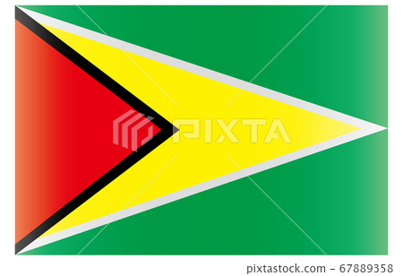 New World Flag 2:3Ver gradation Guyana New World Flag 2:3Ver gradation Guyana 67889358