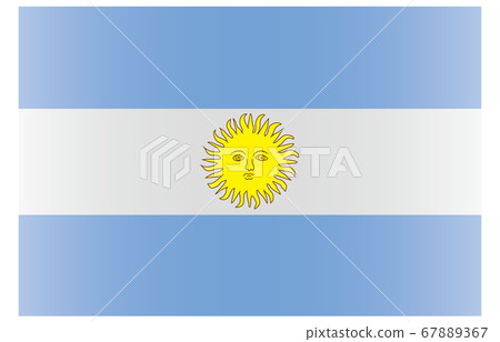 New World Flag 2:3 Ver gradation Argentina New World Flag 2:3 Ver gradation Argentina 67889367