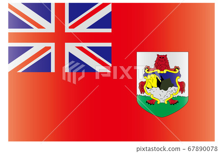 New World Flag 2:3Ver gradation Bermuda Islands 67890078