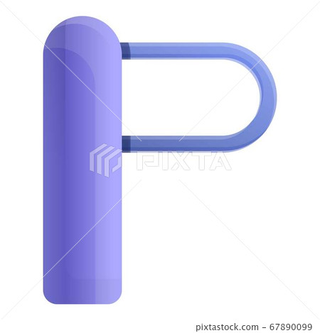 Entrance turnstile icon, cartoon style 67890099
