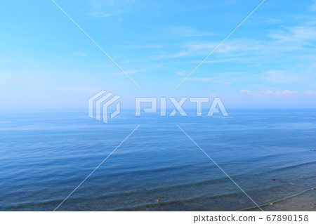 [淡路島]南淡路水仙線的海景 67890158