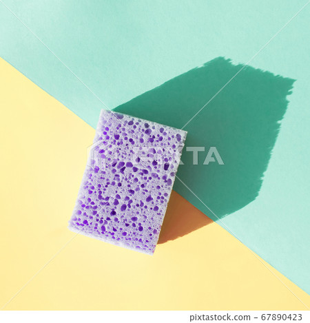 Cleaning sponge for washing dishes Cleaning sponge for washing dishes 67890423