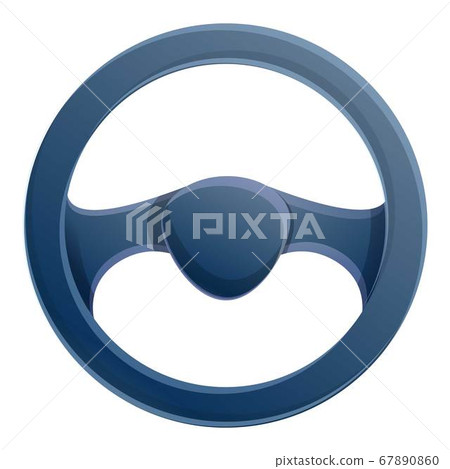 Soft steering wheel icon, cartoon style - Stock Illustration [67890860] -  PIXTA