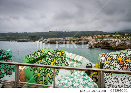 beautiful coastal town in northern Spain in the Cantabrico beautiful coastal town in northern Spain in the Cantabrico 67894061