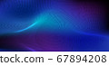 Vector, illustration abstract wavy, wave, line and blurred gradient mesh in bright color background. Dynamic minimal wave line composition design, layout for flyer, poster, banner 67894208
