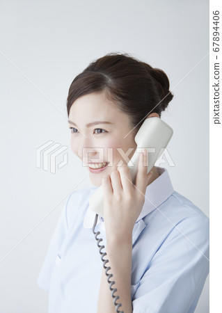 Hospital reception Hospital reception 67894406