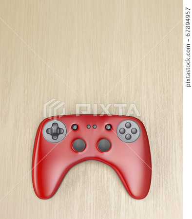 Red wireless gaming controller Red wireless gaming controller 67894957