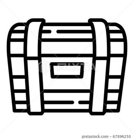 Dower chest icon, outline style Dower chest icon, outline style 67896250