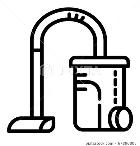 Machine vacuum cleaner icon, outline style Machine vacuum cleaner icon, outline style 67896805