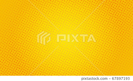 Pop Art background. Retro dotted background. Vector illustration. Halftone yellow pop art 67897193