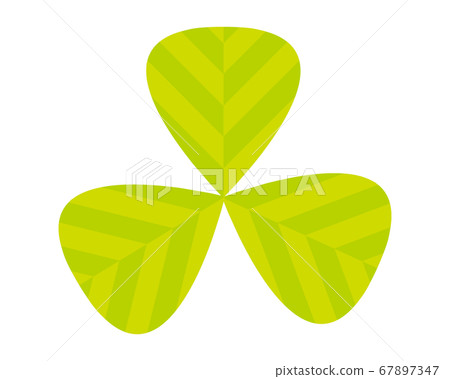 Vector illustration of colorful clover Three leaf clover 67897347