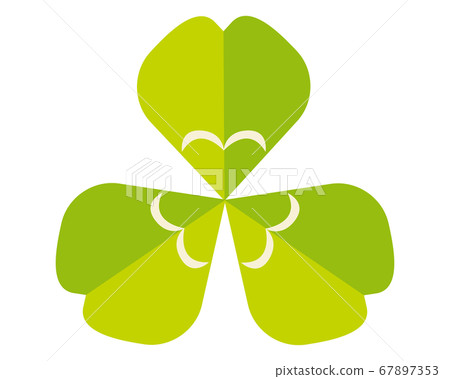 Vector illustration of colorful clover Three leaf clover 67897353