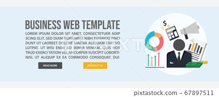 Business and finance web banner template Business and finance web banner template 67897511