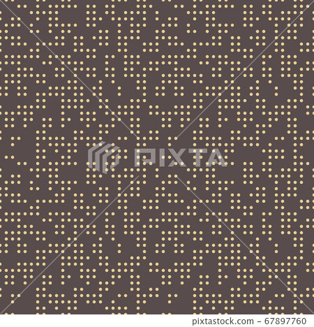 Seamless Modern Vector Pattern With Dots Seamless Modern Vector Pattern With Dots 67897760