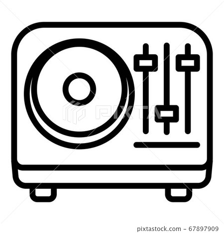 Portable speaker icon, outline style 67897909