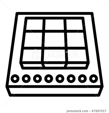 Bass equipment icon, outline style 67897917