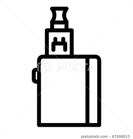 Shop vape icon, outline style 67898015