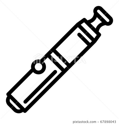 Vape cigarette icon, outline style Vape cigarette icon, outline style 67898043