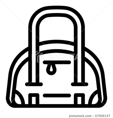 Leather bag icon, outline style 67898147