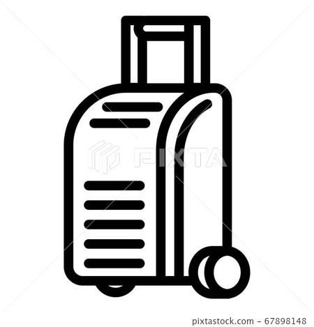 Travel bag icon, outline style Travel bag icon, outline style 67898148